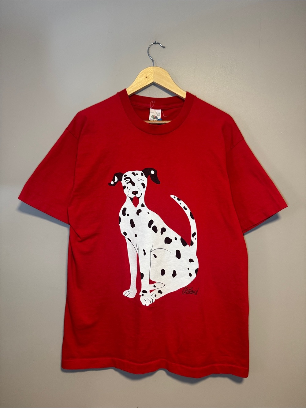 Vintage Dalmatian T-Shirt / 1992 / XL / Single Stitch